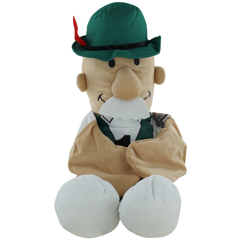 Milwaukee Brewers Racing Sausage Bratwurst Hug-a-Mascot Plush Figure