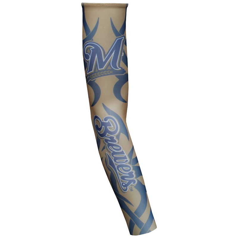 Milwaukee Brewers Tribal Tattoo Sleeve