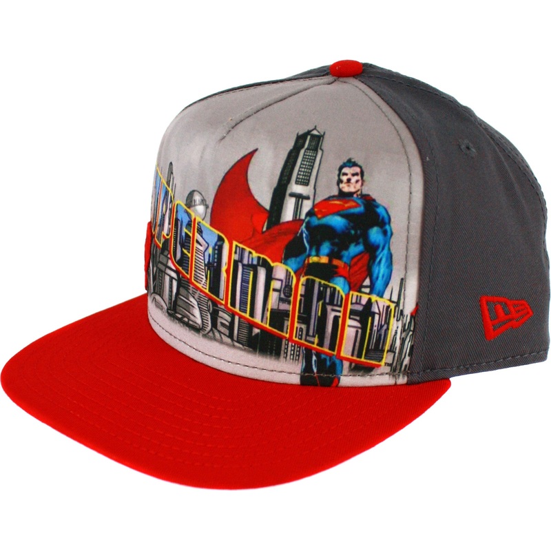 Superman Hero Post Snapback Cap