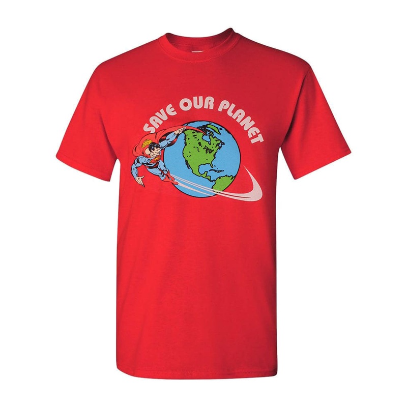 Superman Save Our Planet Slim Fit T-shirt