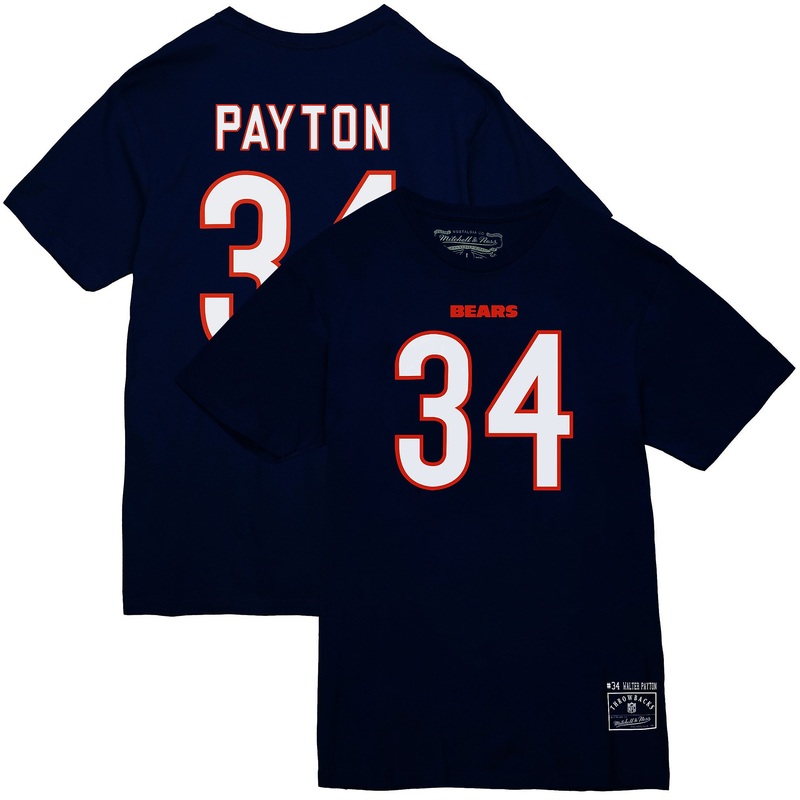 Chicago Bears Walter Payton #34 Player Name & Number Tee