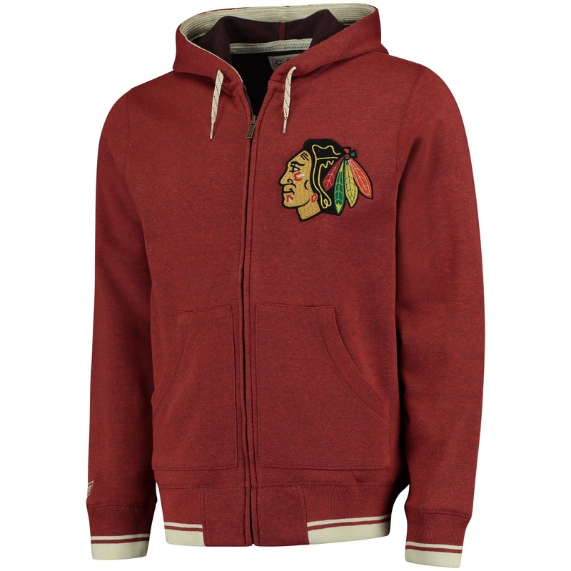 Chicago Blackhawks CCM Fleece Hoody Sweatshirt