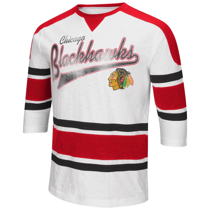 Chicago Blackhawks Deke Men's  Sleeve Fashion Top