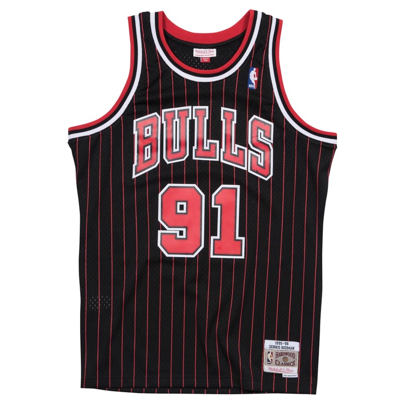 Chicago Bulls Alternate 1995-96 Dennis Rodman Swingman Jersey