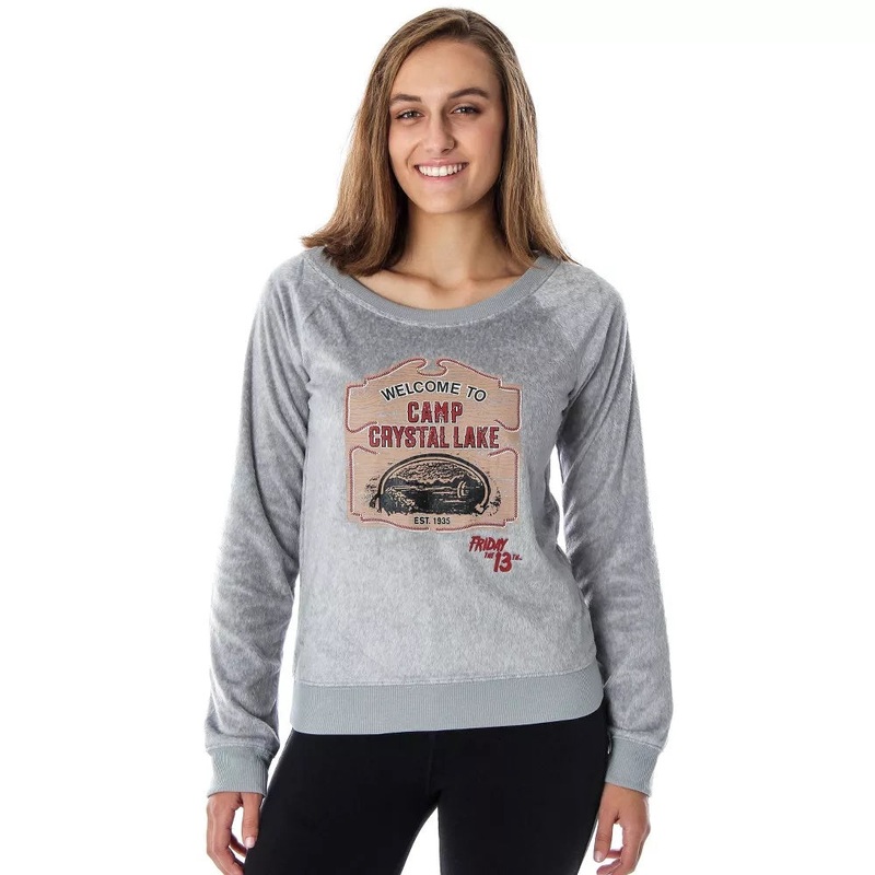 Friday the 13th Camp Crystal Lake Juniors' Long Sleeve Sleep Top