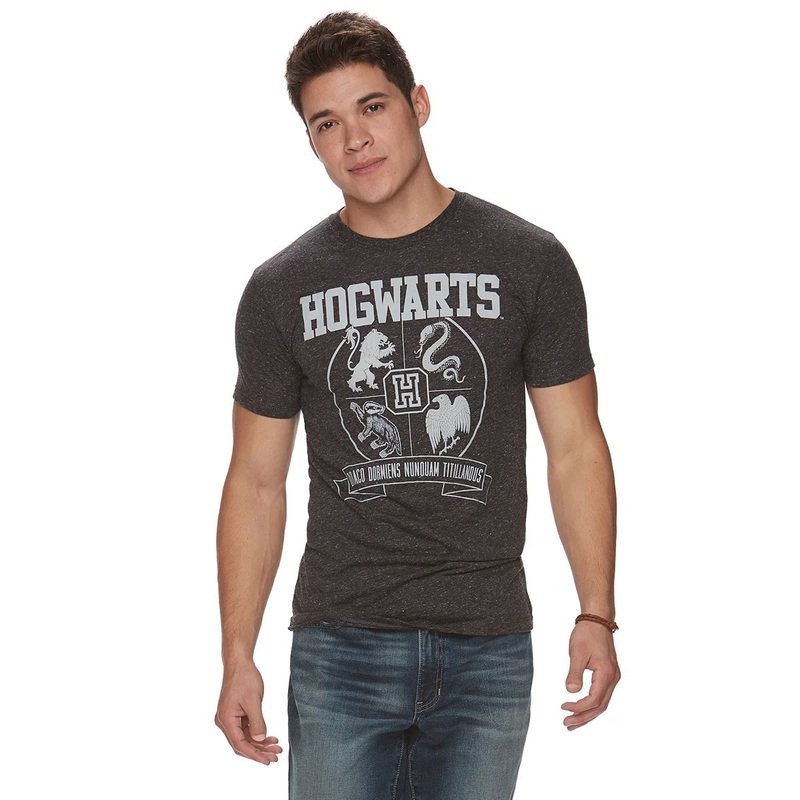 Harry Potter Hogwarts House Crests Men's Tee