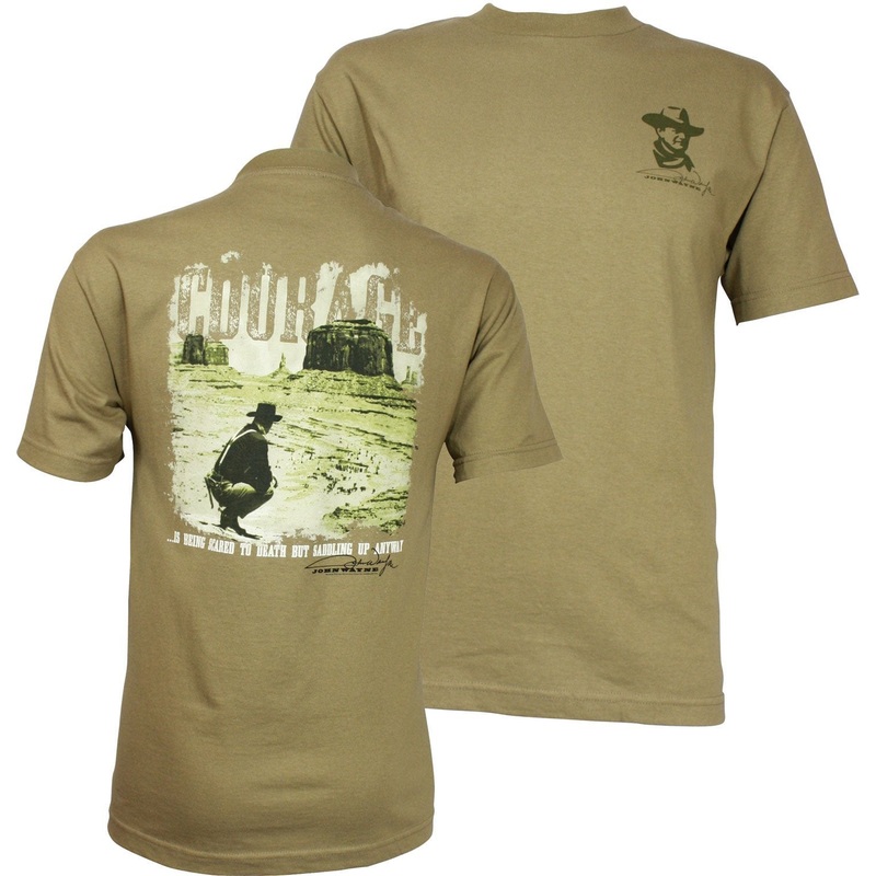 John Wayne Courage Men's T-Shirt