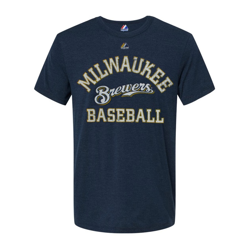 Milwaukee Brewers Ryan Braun Market Value Heathered Blue T-Shirt