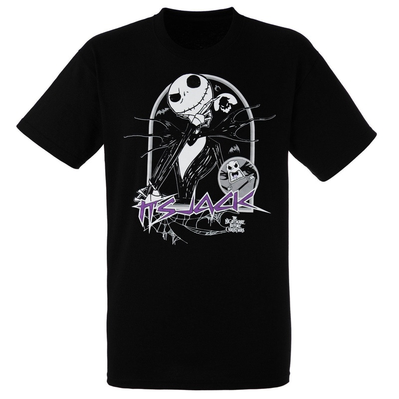 Nightmare Before Christmas It's Jack Men's Shirt, Black