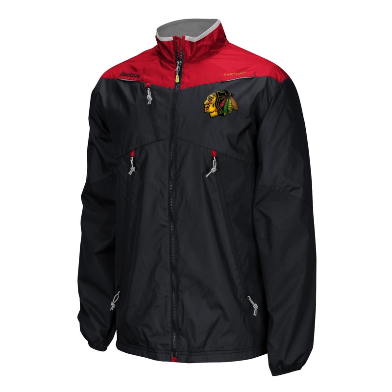 Chicago Blackhawks Reebok NHL Center Ice Kinetic Rink Full Zip Jacket