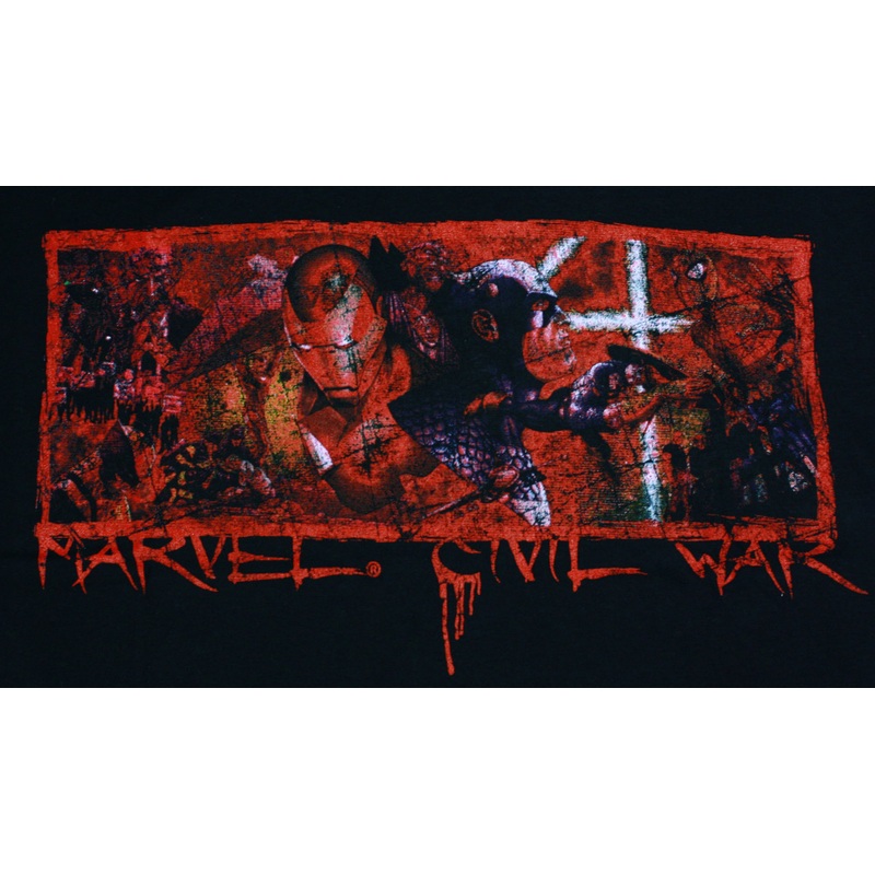 Marvel Civil War II Men's T-Shirt, Black
