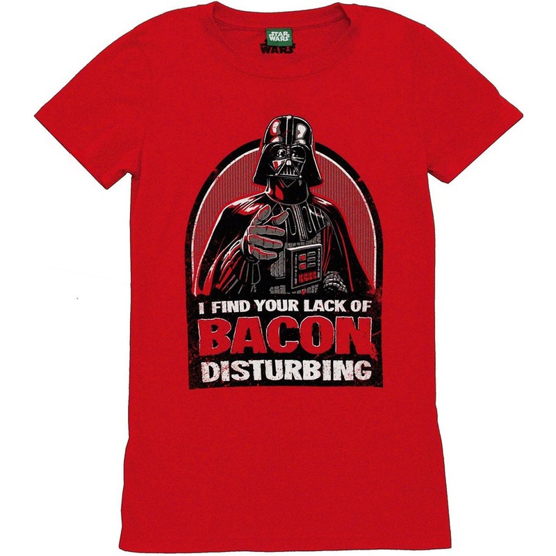 Star Wars Darth Vader Lack of Bacon Junior's T-Shirt