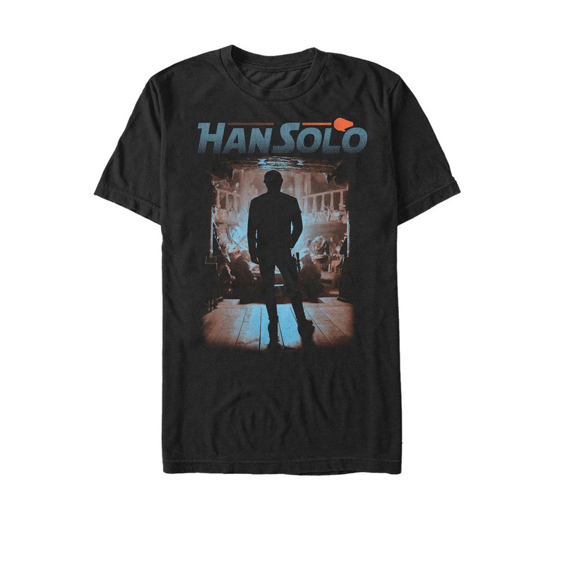 Star Wars Han Solo Gambling Den Men's Black Shirt