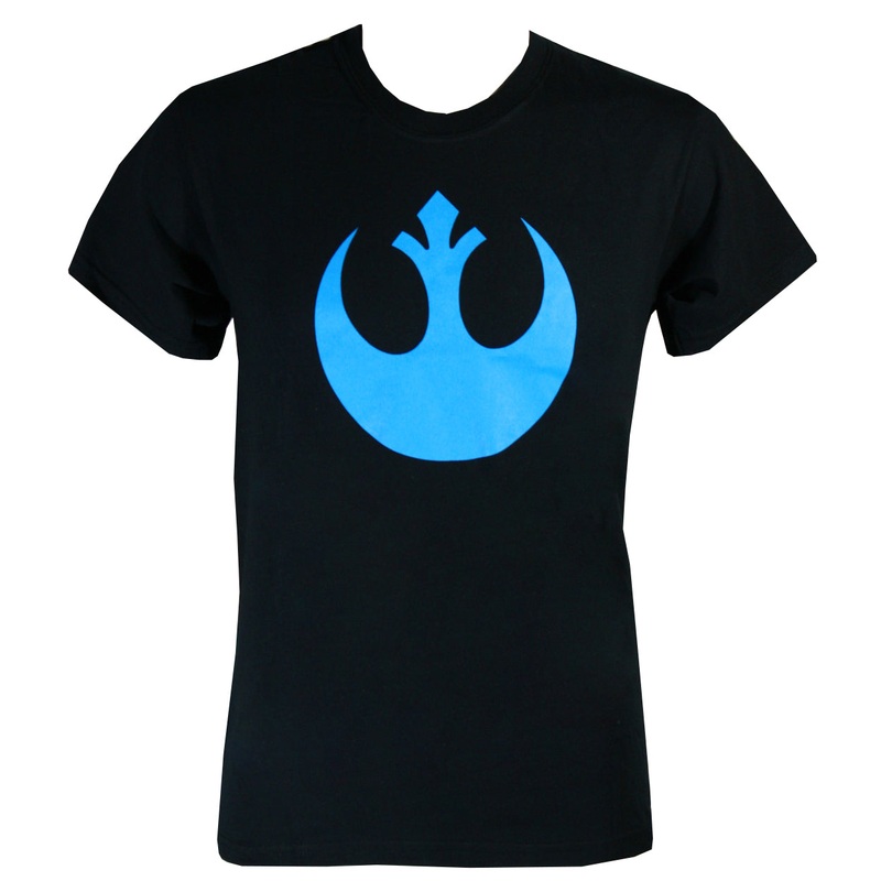 Star Wars Rebellious Cool Blue Logo T-Shirt