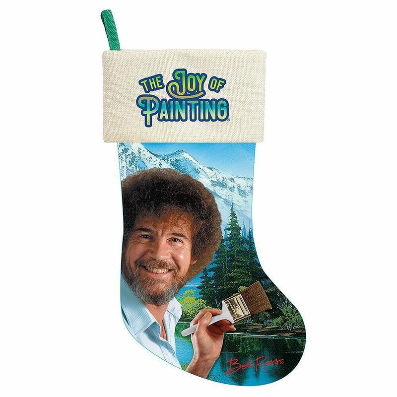 Bob Ross The Joy of Painting 17" Stocking