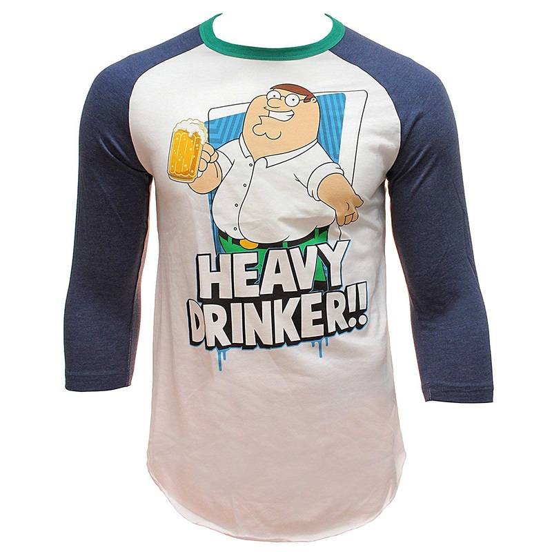 Family Guy Heavy Drinker Raglan Tee