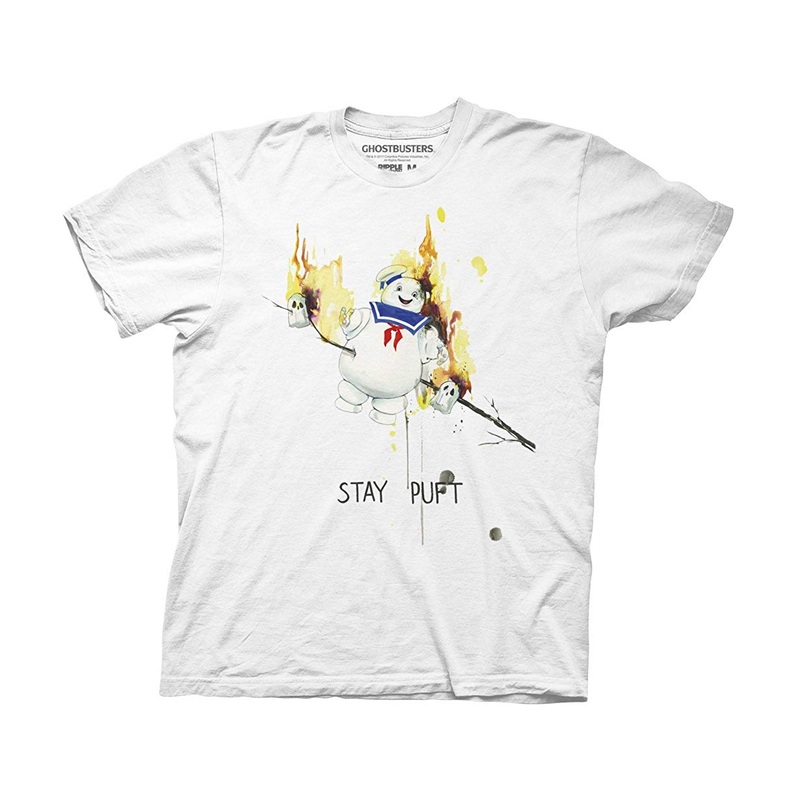 Ghostbusters Stay Puft Roasted Illustration Adult T-Shirt