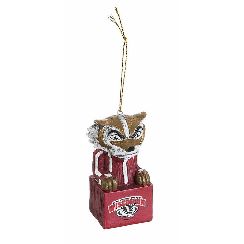 Wisconsin Badgers 3.5" Mascot Ornament