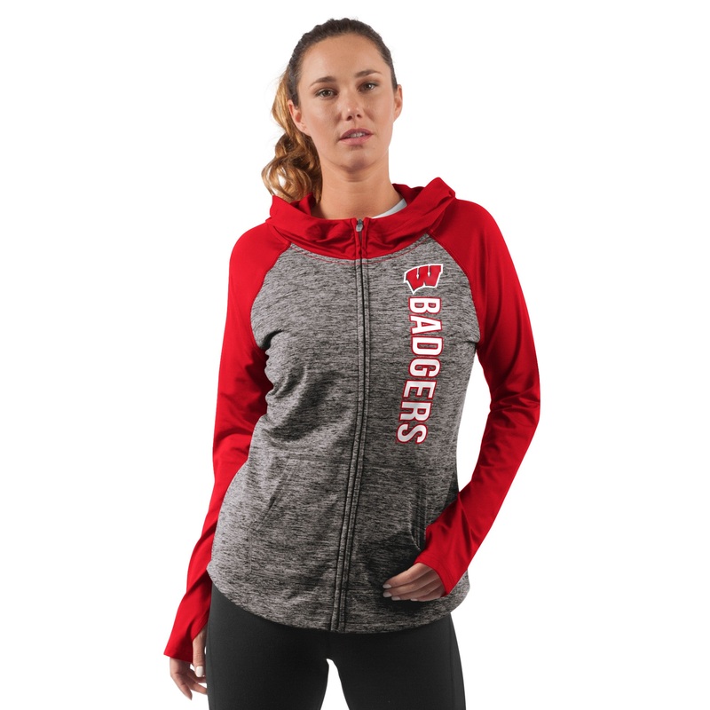 Wisconsin Badgers Womens Hoodie Trophy Jacket