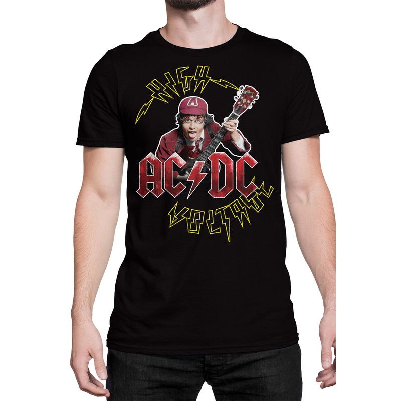 AC/DC Angus Men's Black Tee