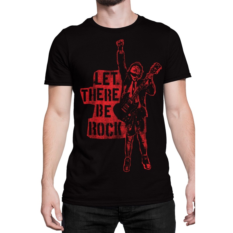 AC/DC Let There Be Rock Men's Black Tee
