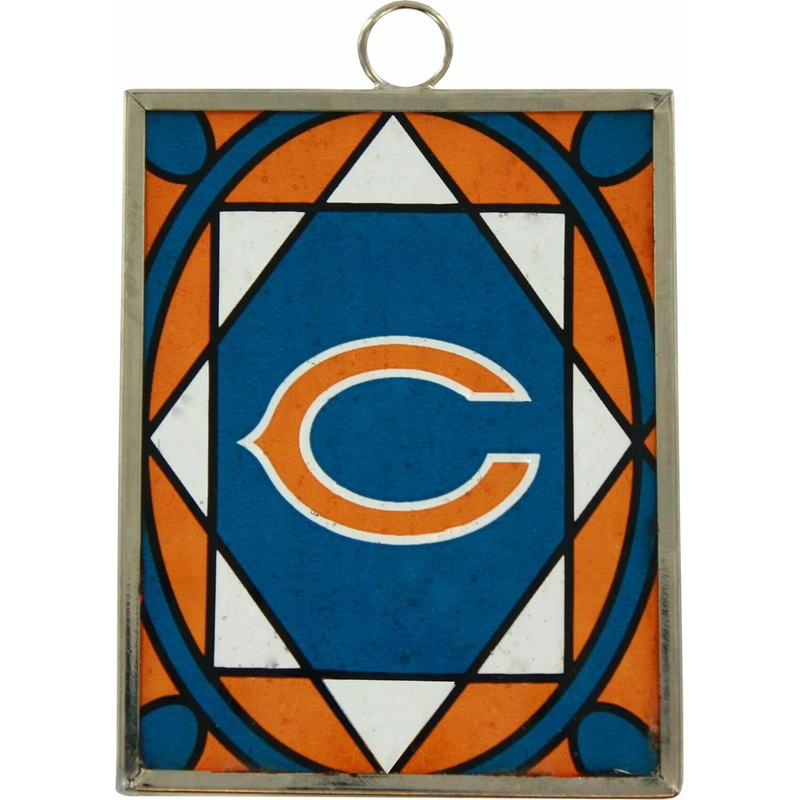 Chicago Bears Stained Glass Ornament & Sun Catcher