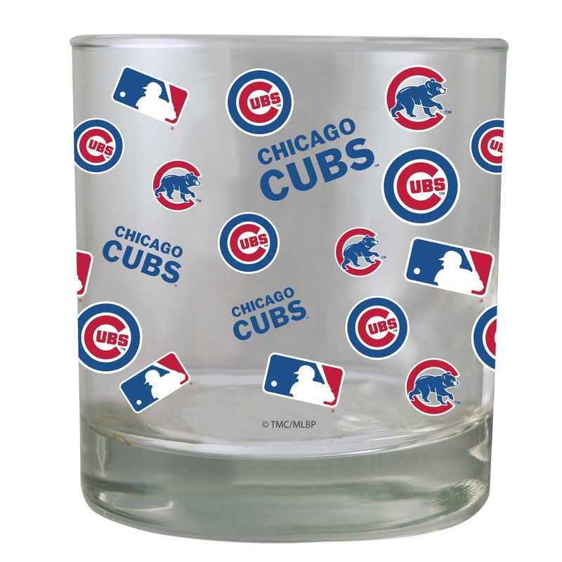 Chicago Cubs 3D Rocks Glass 10oz (All Sales Final)