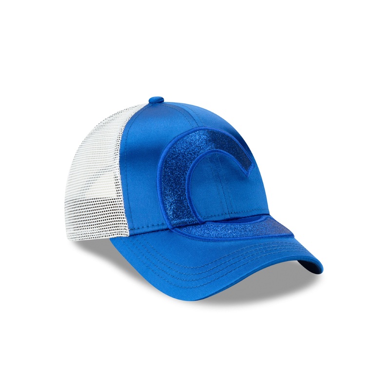 Chicago Cubs Radiant Team 9FORTY Women's Adjustable Hat
