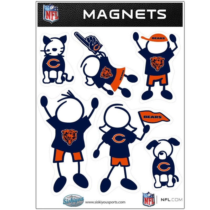 Chicago Bears Family Magnet Set