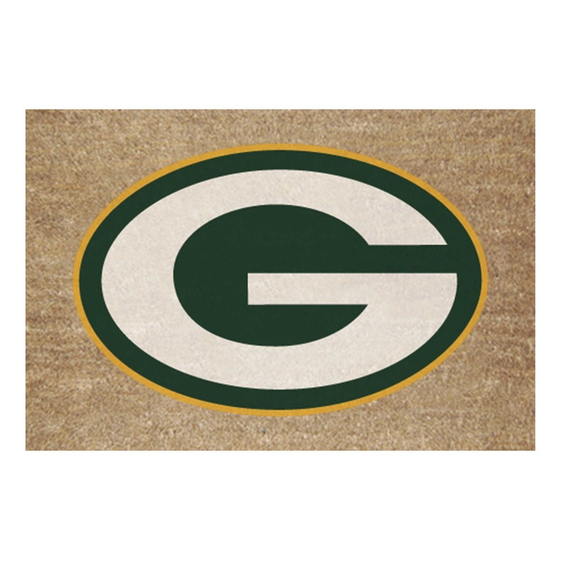 Green Bay Packers Colored Logo Door Mat