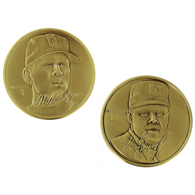 Ken Griffey Jr & Alex Rodriguez Bronze Mint Coin Set