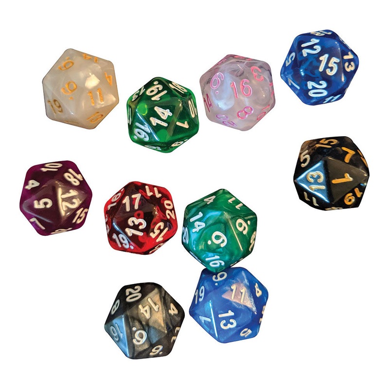Sirius Dice D20 Variety Pack of 50
