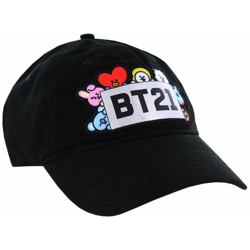 BT21 Group Embroidered Dad Cap