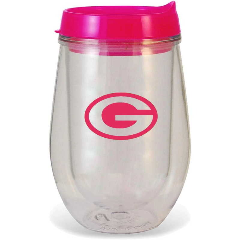 Green Bay Packers Pink FACTORY SECONDS Beverage To Go Tumbler