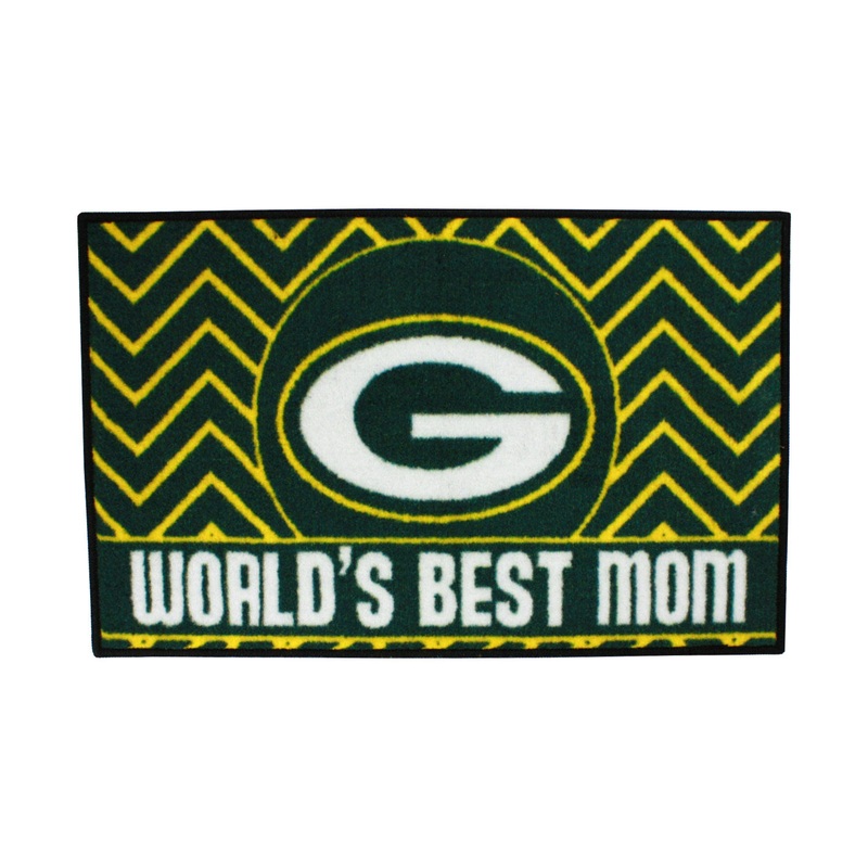 Green Bay Packers World's Best Mom Floor Mat