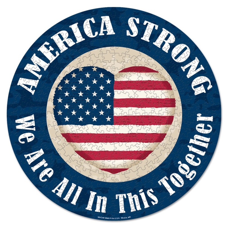 Patriotic America Strong Puzzle in Box, 500 Pieces