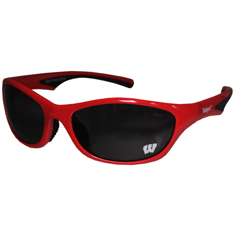 Wisconsin Badgers Full Rim Polarized Sunglasses