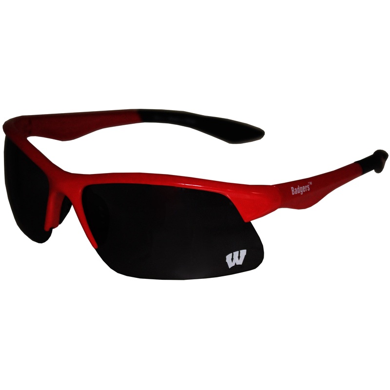 Wisconsin Badgers Team Logo Blade Sunglasses