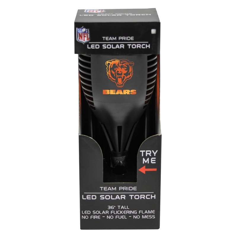 Chicago Bears LED Solar Torch