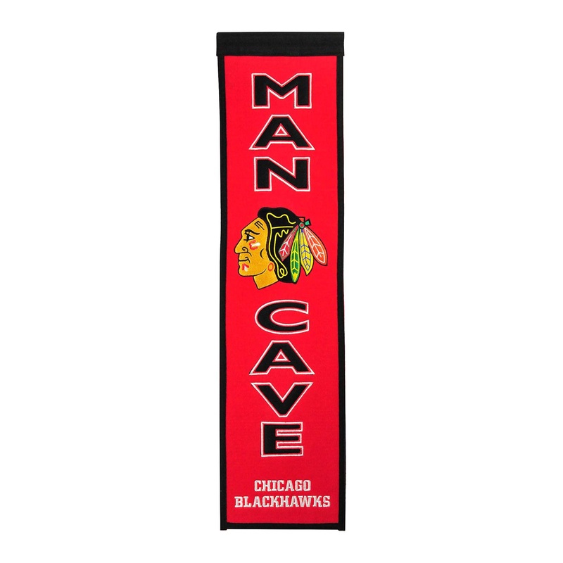 Chicago Blackhawks 8" x 32" Man Cave Banner
