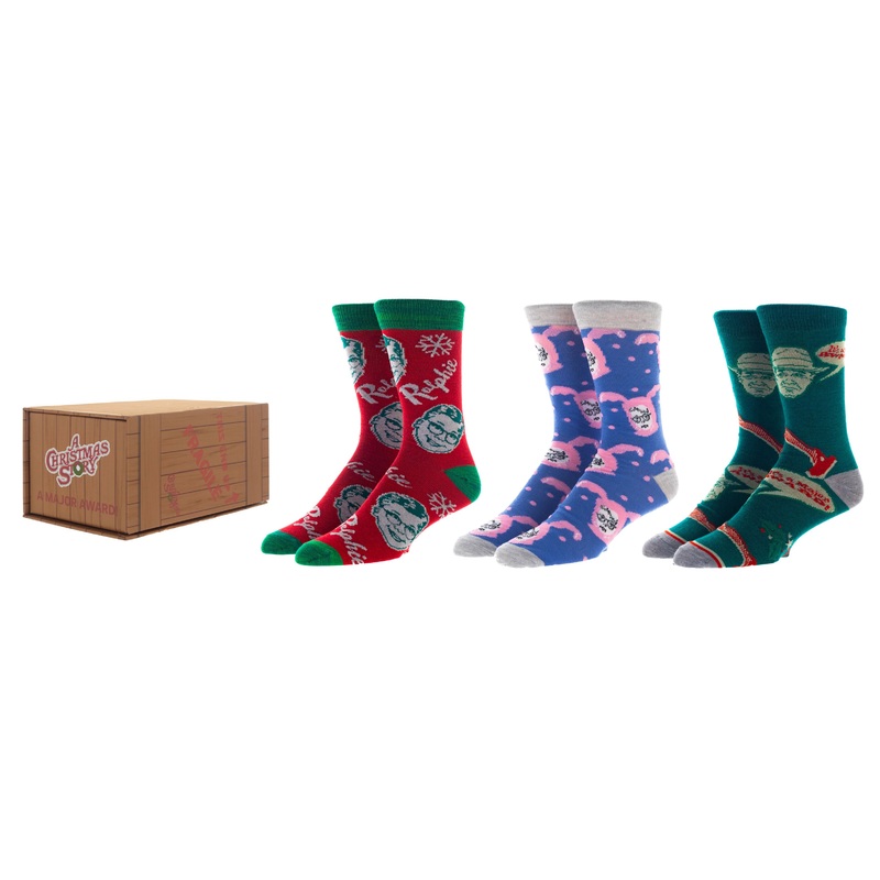 A Christmas Story 3 Pair Crew Box Set, 10-13