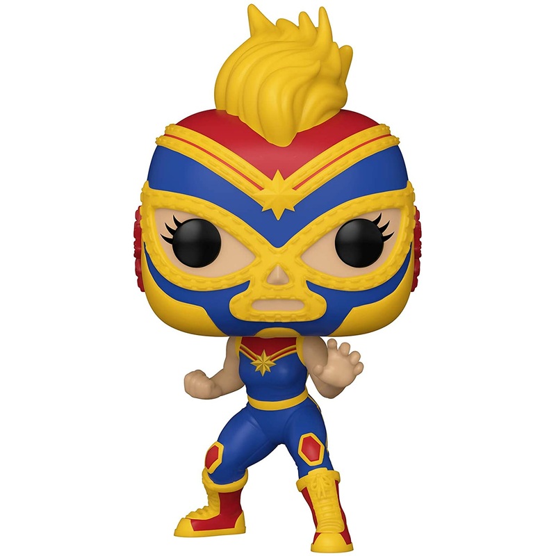 Funko POP! Marvel Lucha Libre La Estrella Cosmica (Captain Marvel) Vinyl Figure (#710)