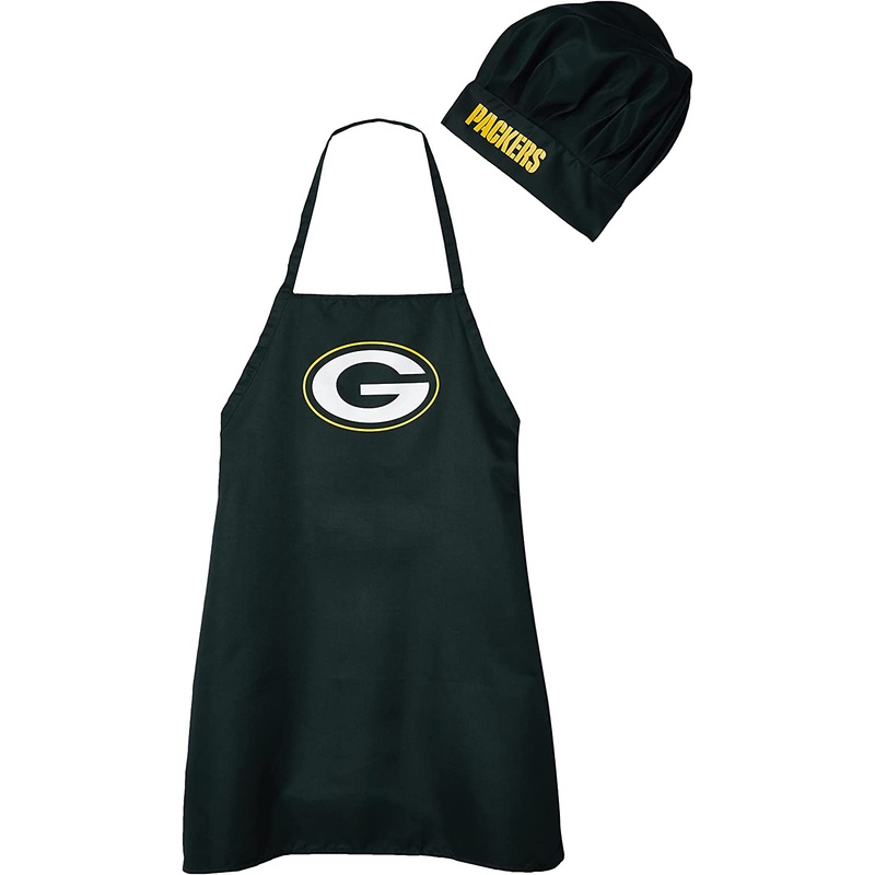 Green Bay Packers Chef Hat and Apron Set