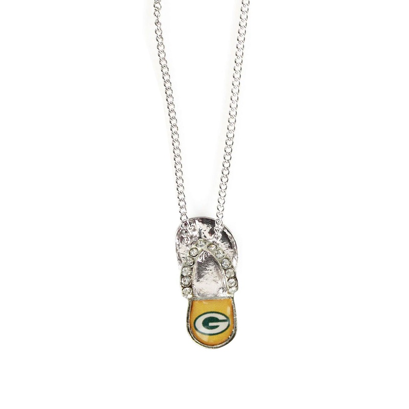 Green Bay Packers Flip Flop Necklace