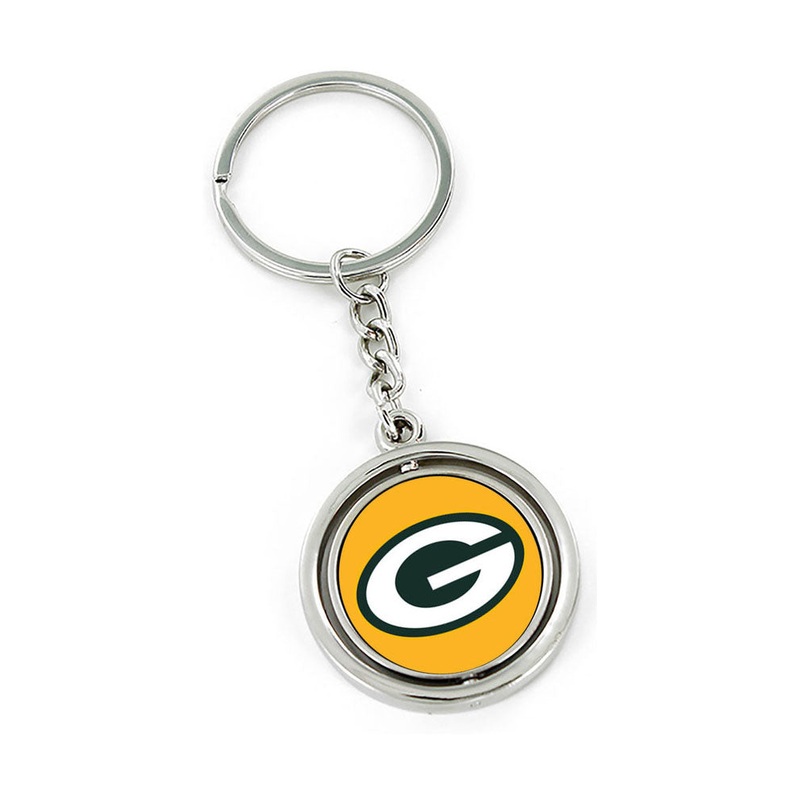 Green Bay Packers Spinning Key Ring