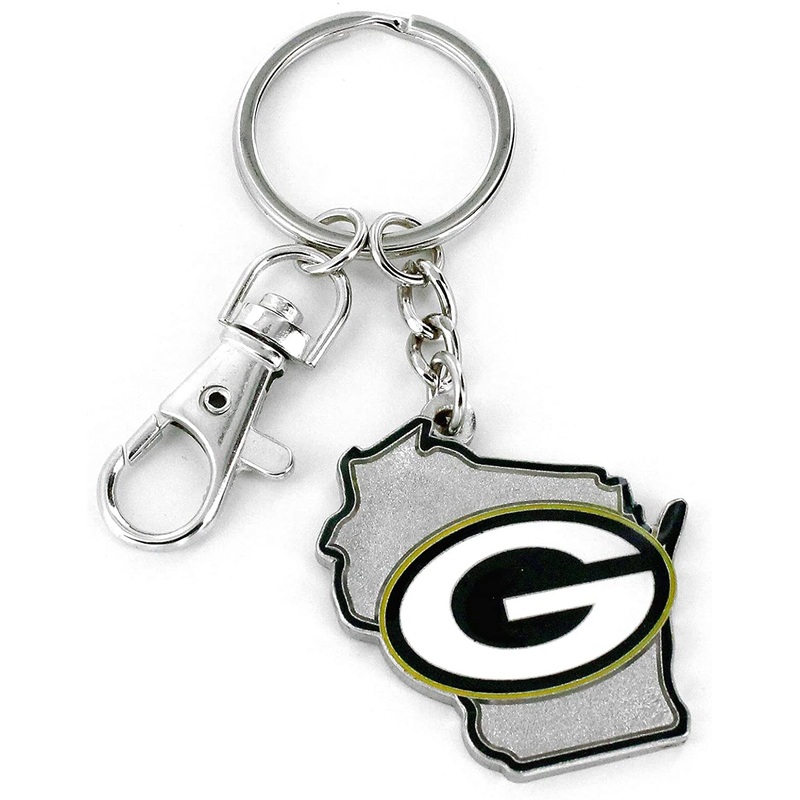 Green Bay Packers State Design Heavyweight Key Ring