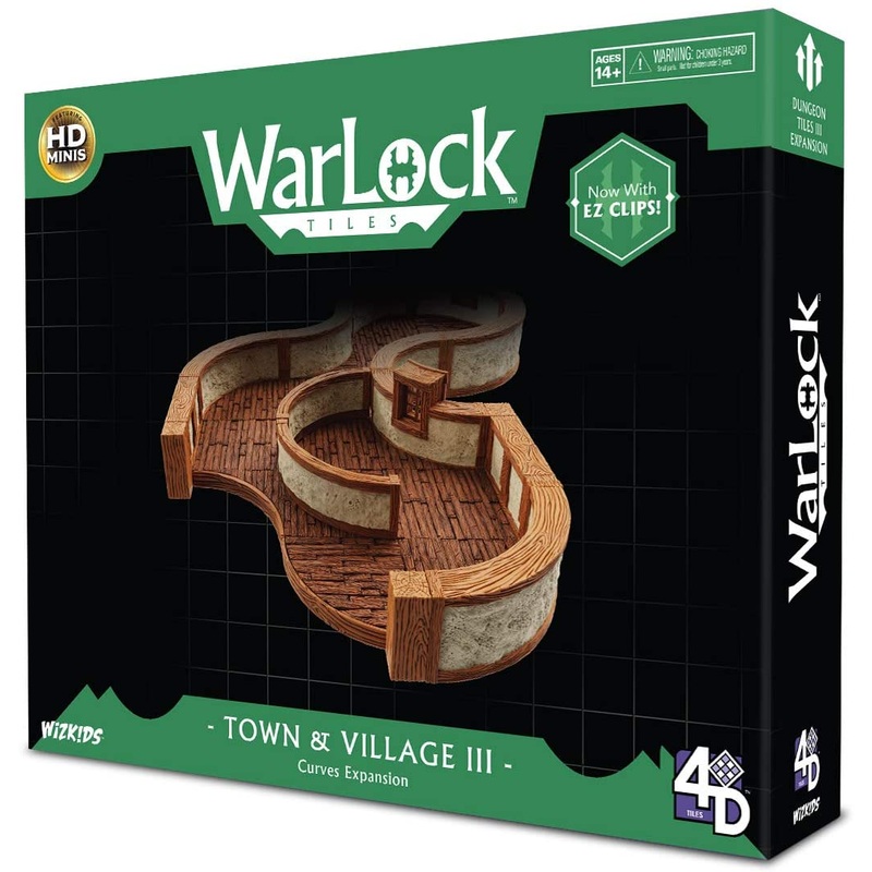 Warlock Tiles: Town & Village III - Curves