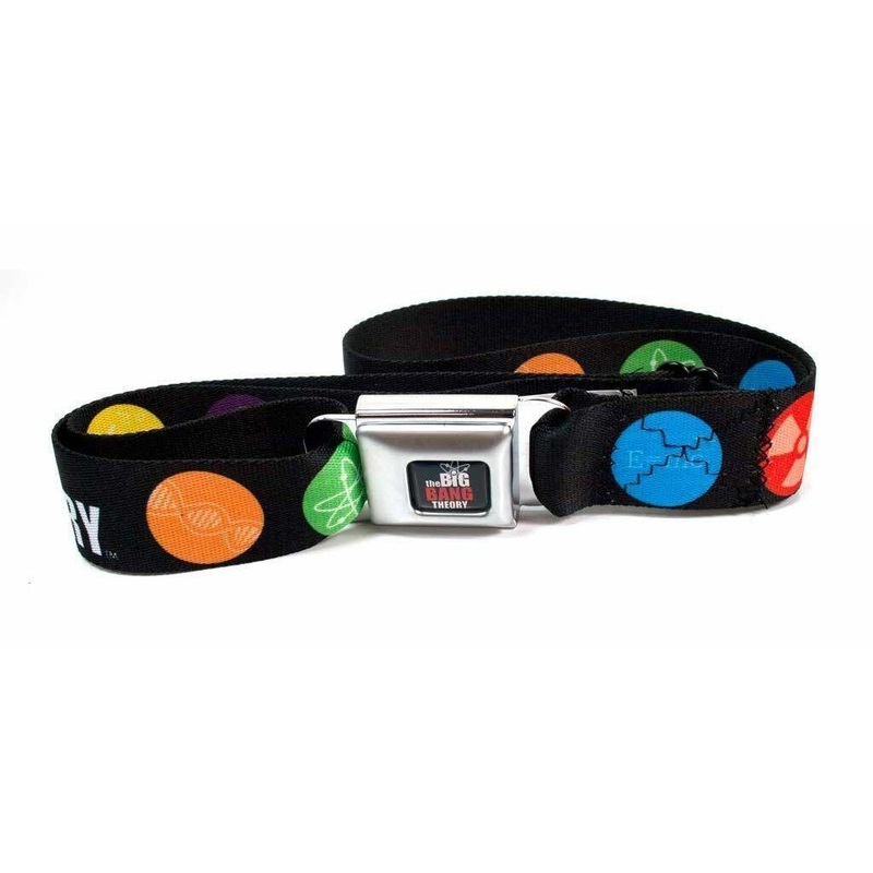 Big Bang Theory Chemistry Logos Seatbelt Belt