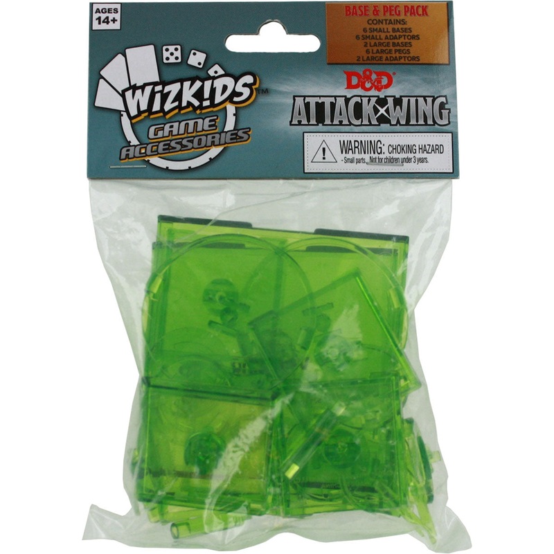 Dungeons & Dragons Attack Wing: Base and Peg Set - Green
