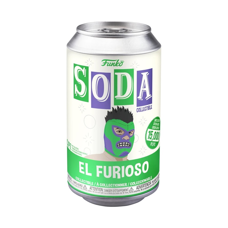 Funko POP! Soda Marvel Luchadores El Furioso (Hulk) 4.25" Vinyl Figure in a Can